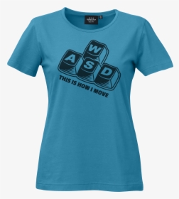 Wasd T-shirt Turkos Wd66 - Electric Jellyfish Ipa T Shirt, HD Png Download, Free Download