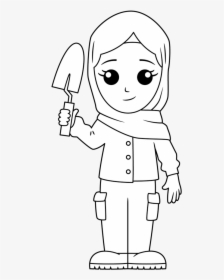 Female Archaeologist 2 - Cartoon, HD Png Download, Free Download