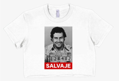 Salvaje Crop Top White - Active Shirt, HD Png Download, Free Download