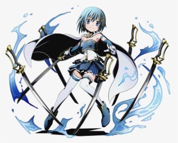 Blue Haired Anime Adventurer Girl, HD Png Download, Free Download