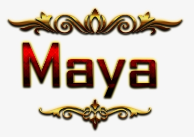 Maya Name Logo Bokeh Png - Abhinav Name, Transparent Png, Free Download