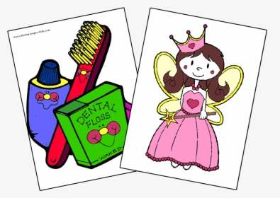 Coloring-pages - Dentist Coloring Pages Teeth, HD Png Download, Free Download