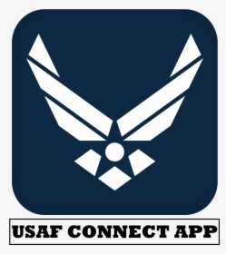 Air Force Connect App - Us Air Force In Blue Circle, HD Png Download, Free Download