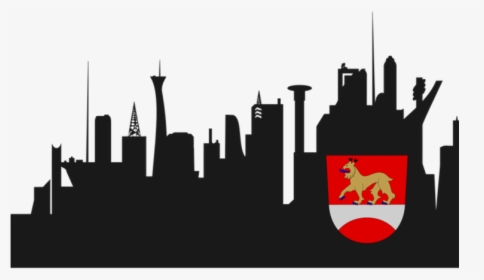 Skylines Silhouette Clip Art - Silhouette City Skyline Png, Transparent Png, Free Download