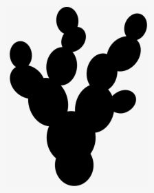 Nopal Mexican Plant Silhouette, HD Png Download, Free Download