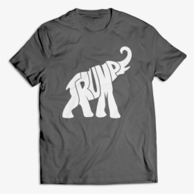 Transparent Elephant Silhouette Png - Trump Elephant T Shirt, Png Download, Free Download