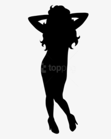 Ice Cube Clipart Silhouette - Dancing Woman Silhouette Clip Art, HD Png Download, Free Download