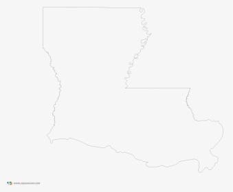 Louisiana Outline Map - Map, HD Png Download, Free Download