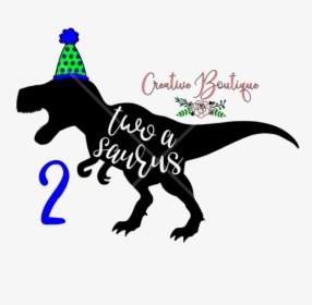 Transparent Dinosaur Birthday Clipart - Clipart Silhouette Dinosaur, HD Png Download, Free Download