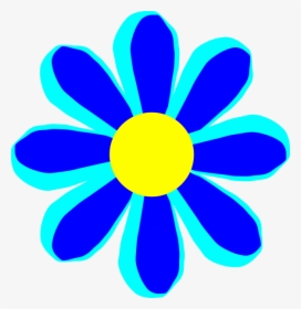 Flower Cartoon Blue Svg Clip Arts - Flower Of Service Lovelock, HD Png Download, Free Download