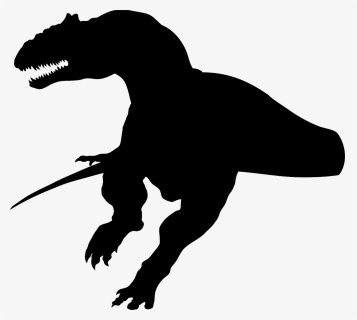 Dinosaur, Dino, The Silhouette, No Background, Gad - Dance Black Cut Out, HD Png Download, Free Download