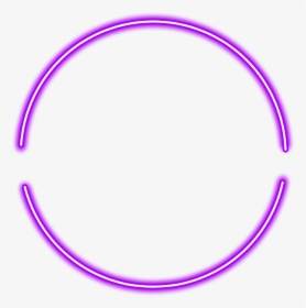 #neon #round #purple #freetoedit #circle #frame #border - Purple Neon Circle Png, Transparent Png, Free Download