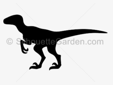 Dinosaur Silhouette Velociraptor, HD Png Download, Free Download