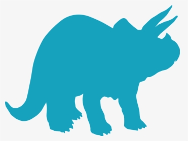 Dinosaurs Clipart Dinasours - Colorful Dinosaur Silhouette Png, Transparent Png, Free Download