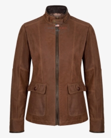 Biker Leather Jacket Png Free Download - Leather Jackets Brown Womens, Transparent Png, Free Download