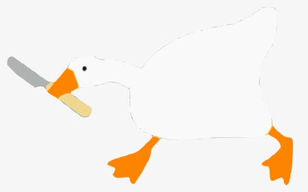 Untitled Goose Game Goose With Knife, HD Png Download, Free Download
