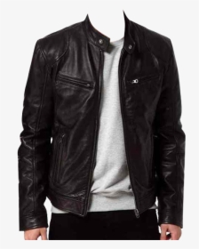 Zipper - Black Leather Jackets Men, HD Png Download, Free Download