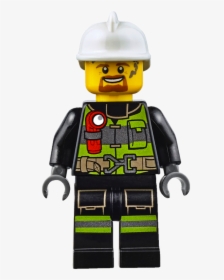 60110-firefighter3 - Lego Fire Fighters Minifigures, HD Png Download, Free Download