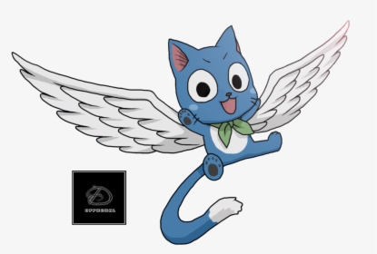 Fairy Tail Happy Render By Davide2889 - Happy Fairy Tail Render, HD Png Download, Free Download