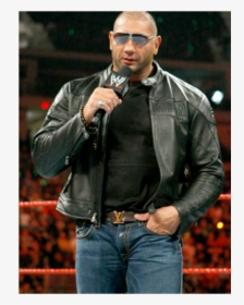 Clip Art Leather Jacket Guy - Leather Jacket Dave Bautista, HD Png Download, Free Download