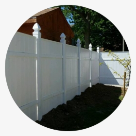 White Vinyl Fence - Fence, HD Png Download, Free Download