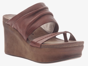 Womens Wedge Tailgate In Sangria - Sandal, HD Png Download, Free Download