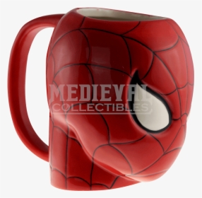 Spider Man Mask Sculpted Mug - Spider-man, HD Png Download, Free Download