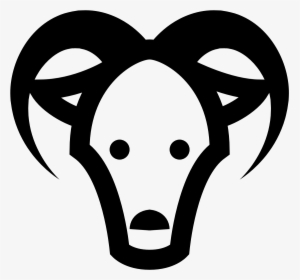 Goats Head Clipart Icon - Cartoon Goat Head Png, Transparent Png, Free Download