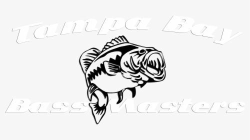Home - About - Gallery - Largemouth Bass Outline Embroidery - Angler Club, HD Png Download, Free Download