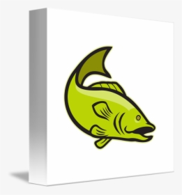 Fish Jump Png Download - Bass Fish Cartoons, Transparent Png, Free Download