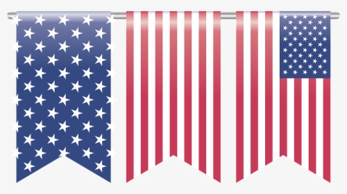 American Flag Banner - Usa Flag Map, HD Png Download, Free Download