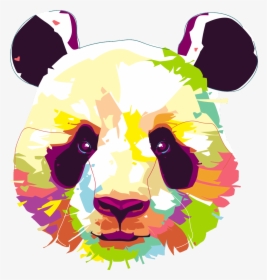Stickers Panda Pop Art, HD Png Download, Free Download