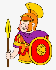 Rome Clip Art By Phillip Martin, Roman Soldier - Romans Clipart, HD Png Download, Free Download