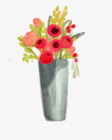 Flower Vase Print & Cut File - Bouquet, HD Png Download, Free Download