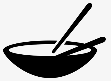 Bowl And Chopsticks Of Japan - Bowl With Chopsticks Vector, HD Png Download, Free Download