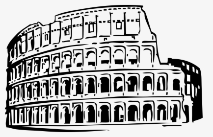 Roman Coliseum Clip Arts - Roman Colosseum Clip Art, HD Png Download, Free Download