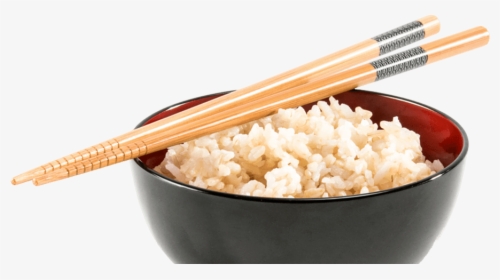 Better Tasting Brown Rice - Brown Rice With Chopsticks, HD Png Download, Free Download