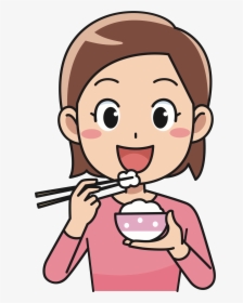 Eating With Chopsticks Clipart, HD Png Download, Free Download