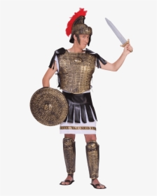 Roman Warrior Men"s Costume - Roman Soldier Costume, HD Png Download, Free Download
