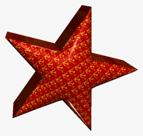 3d Plastic Soviet Star - Transparent Background 3d Stars Png, Png Download, Free Download
