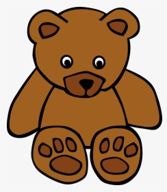Stuffed Animal Clipart - Brown Bear Clipart, HD Png Download, Free Download
