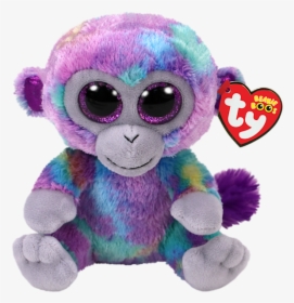 Monkey Stuffed Animal Ty - Ty Beanie Boos Zuri, HD Png Download, Free Download
