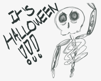 Transparent Skeletons Clipart - Spooky Scary Skeletons Drawings, HD Png Download, Free Download