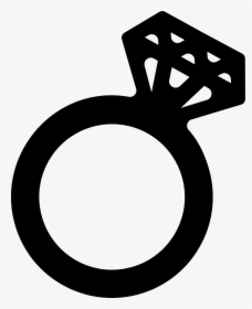 Transparent Diamond Ring Clip Art - Diamond Ring Svg Free, HD Png Download, Free Download