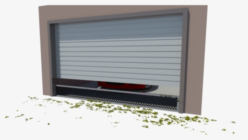 The Garage Leaf Blocker Is A Large Net Tethered Across - Garage, HD Png Download, Free Download