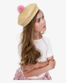 Aristocrat Kids Magic Pompom Straw Sailor Hat - Girl, HD Png Download, Free Download