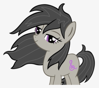 Octavia Images Octavia"s Mane Blowing In The Wind Hd - Windy Rainbow Dash, HD Png Download, Free Download
