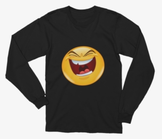 Unisex Evil Laugh Emoji Long Sleeve T-shirt - T Shirt For 80 Year Old, HD Png Download, Free Download