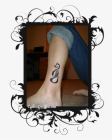 Cat Tattoo On Ankle - Tattoo Chesire Cat Smile, HD Png Download, Free Download