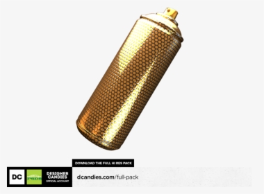Spray Can Gold, HD Png Download, Free Download